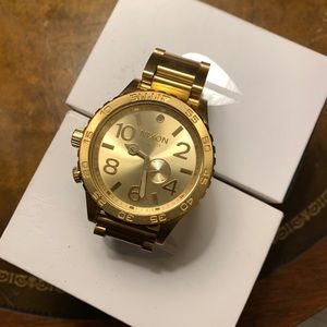 Gold Nixon Watch